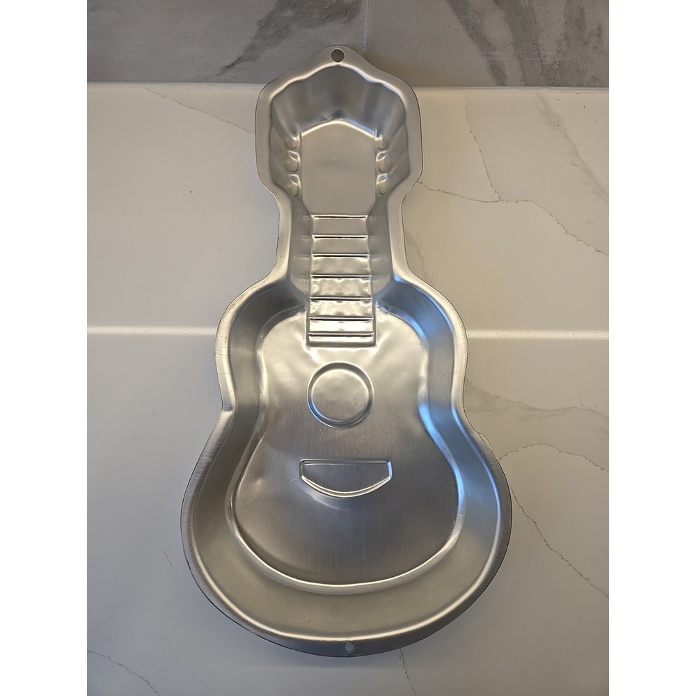 Guitar Cake Pan Wilton 2105-570 Musicians Band Music Players 18" x 9" x 2"